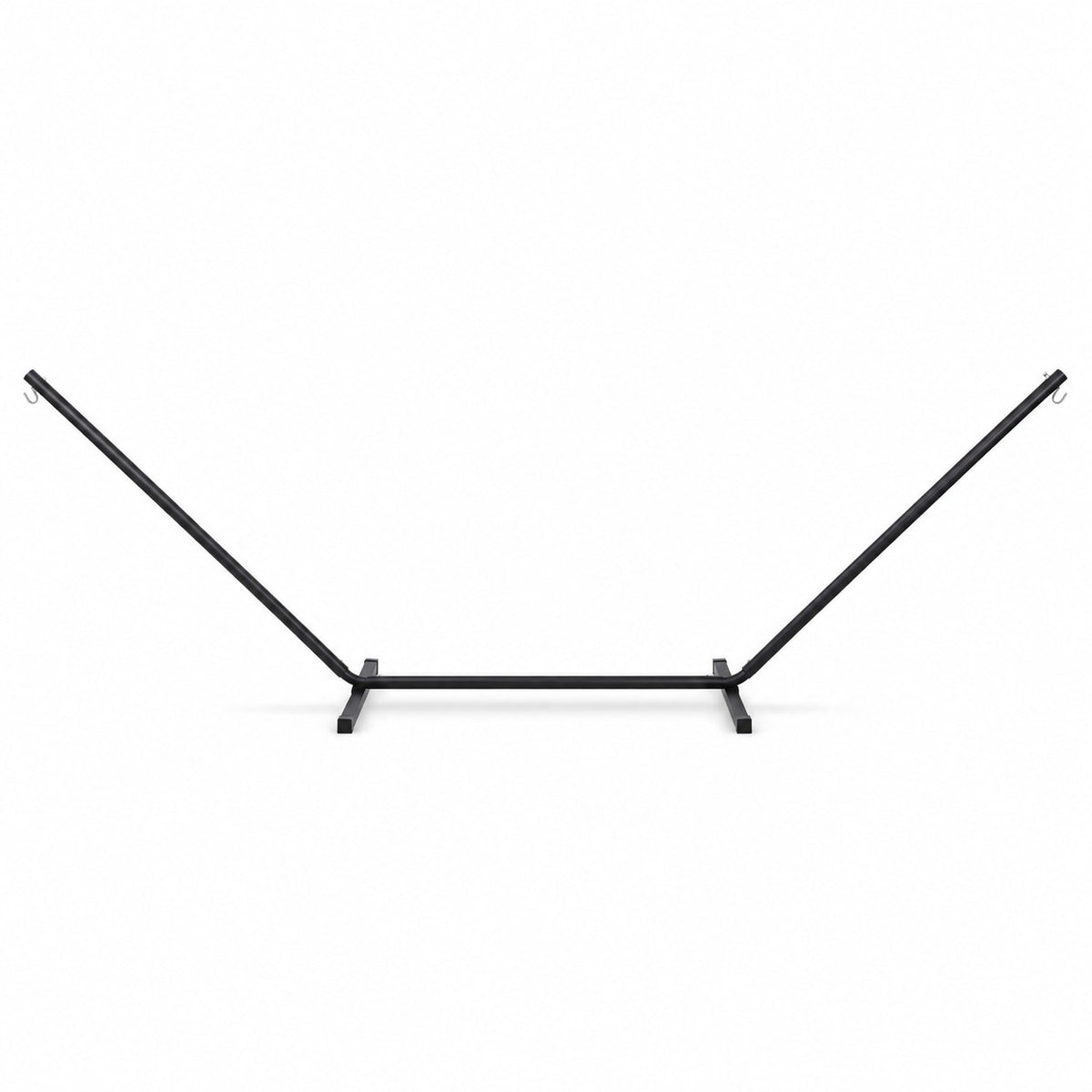 Support de hamac noir en métal pour jardin, terrasse et patio (120 kg)
